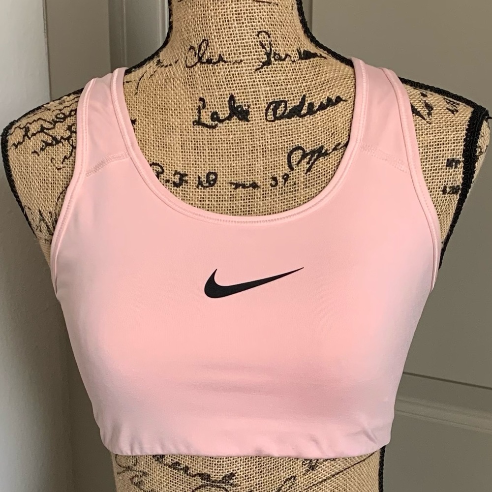 NIKE Dri-Fit Pale Pink Racerback Sports Bra